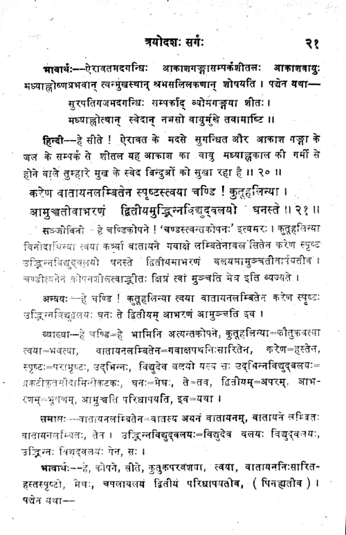 Raghuvamsa Mahakavyam 13th & 14th Sarga ( KSS 64)